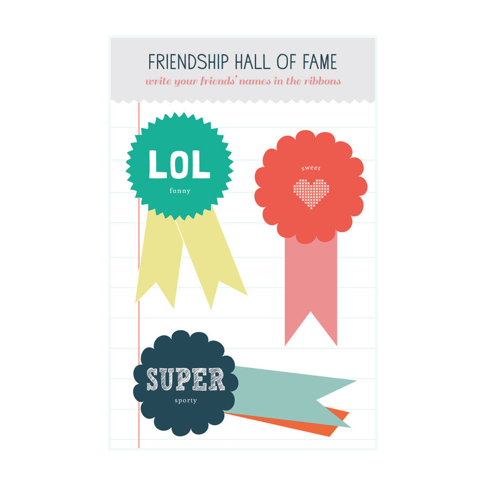 Friendship Book Label Ruby's Studio - Friendship Activity Booklet